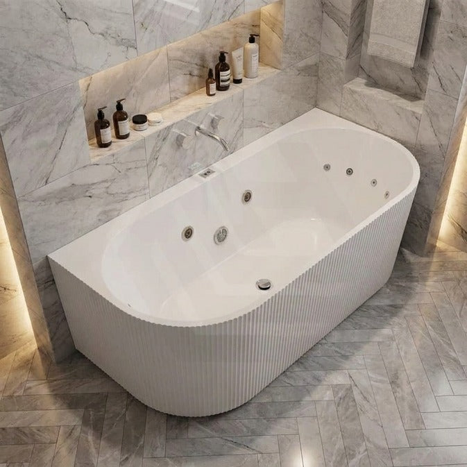 Broadway Mallorca Spa Bath Back To Wall Tub 1500x750 / 1700x800x580mm - Variant Colour