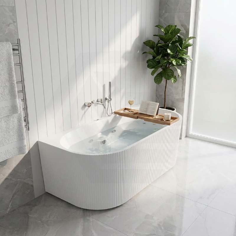 Broadway Mallorca Spa Bath Back To Wall Tub 1500x750 / 1700x800x580mm - Variant Colour