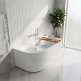 Broadway Mallorca Spa Bath Back To Wall Tub 1500x750 / 1700x800x580mm - Variant Colour
