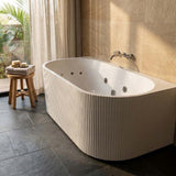 Broadway Mallorca Spa Bath Back To Wall Tub 1500x750 / 1700x800x580mm - Variant Colour