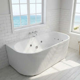 Broadway Mallorca Spa Bath Back To Wall Tub 1500x750 / 1700x800x580mm - Variant Colour