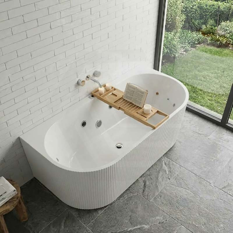Broadway Mallorca Spa Bath Back To Wall Tub 1500x750 / 1700x800x580mm - Variant Colour