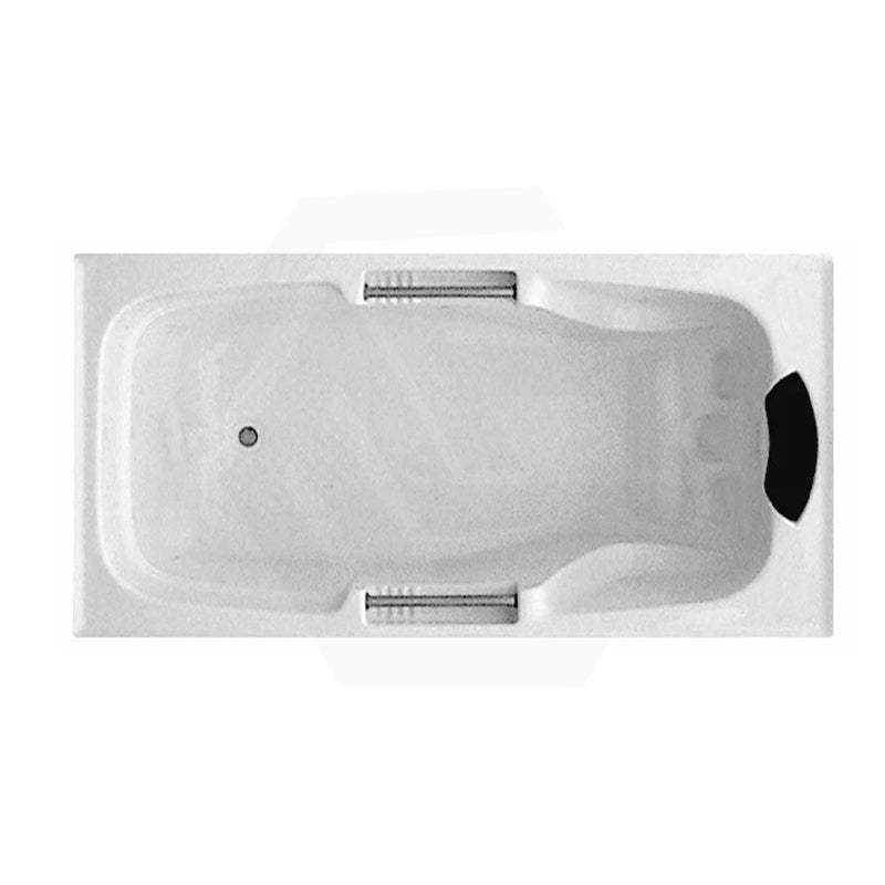 Broadway Marchena Bath 1725x860x530mm Rectangle Acrylic Drop In Bathtub Gloss White