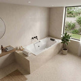 Broadway Marchena Spa Bath Rectangular Drop-in Tub 1725x860x530mm - Gloss White