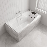 Broadway Marchena Spa Bath 1725x860x530mm Rectangula Drop-in Tub