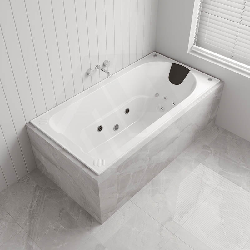 Broadway Montillo Spa Bath 1670x855x550mm Rectangula Drop-in Tub