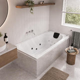 Broadway Montillo Spa Bath Rectangula Drop-in Tub 1670x855x550mm