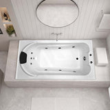 Broadway Montillo Spa Bath Rectangula Drop-in Tub 1670x855x550mm