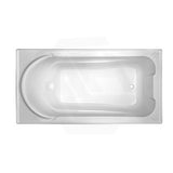 Broadway Montillo Bath 1670x855x550mm Rectangle Acrylic Drop In Bathtub Gloss White