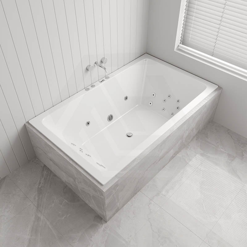 Broadway Quadrato Spa Bath 1800x1100x500mm Rectangula Drop-in Tub
