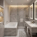 Broadway Quadrato Spa Bath Rectangula Drop-in Tub 1800x1100x500mm - Gloss White