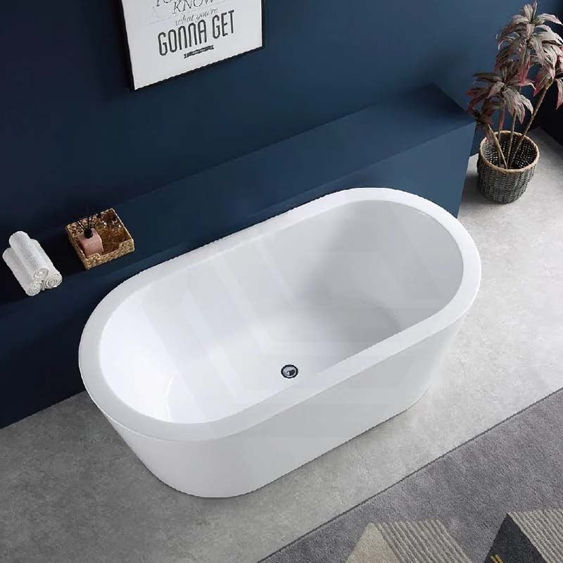 Broadway Redondo 1500/1700x800x600mm Oval Acrylic Freestanding Bathtub
