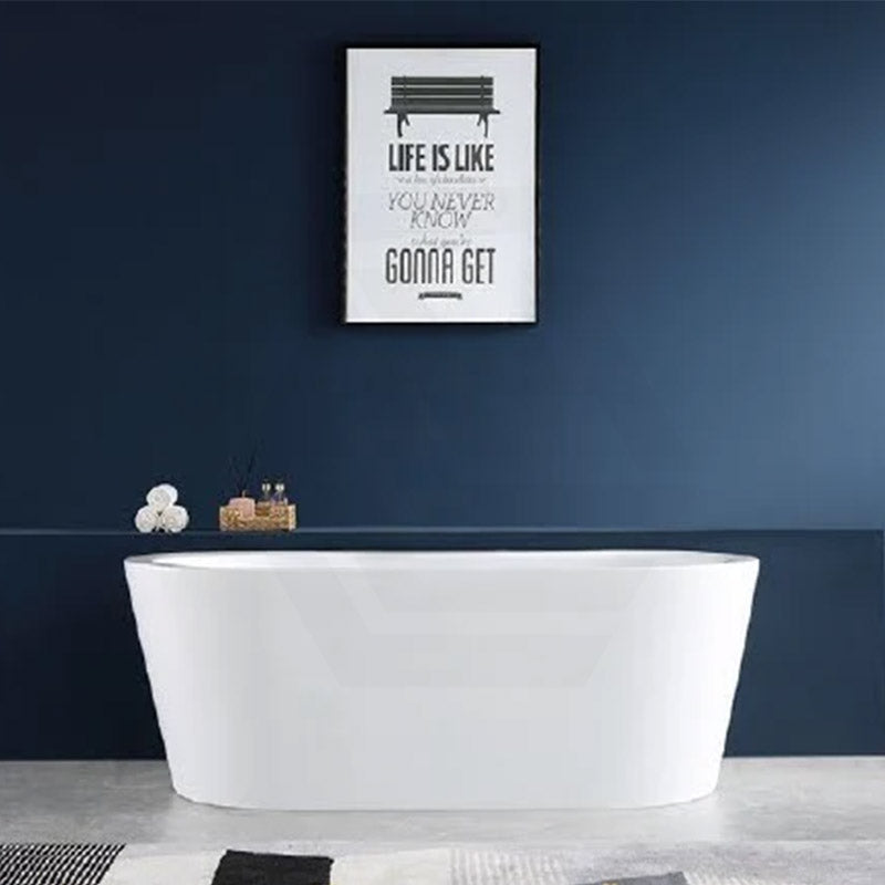 Broadway Redondo 1500/1700x800x600mm Oval Acrylic Freestanding Bathtub