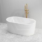 Broadway Redondo 1500/1700x800x600mm Oval Acrylic Freestanding Bathtub