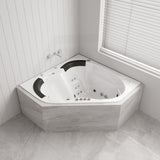 Broadway Sapphira Spa Bathtub 1500x1500x600mm Corner Drop-in Tub with Jets