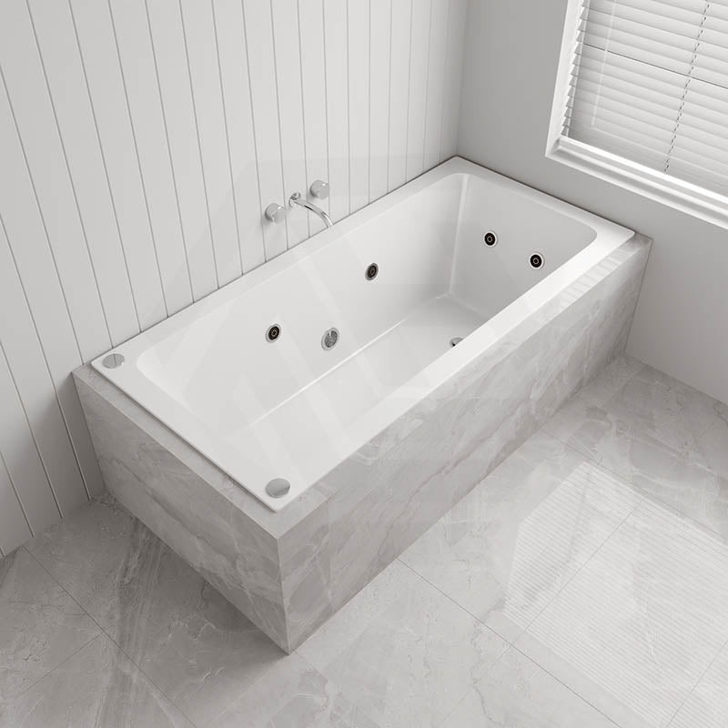 Broadway Tano Spa Bath 1800x850x500mm Rectangula Drop-in Tub