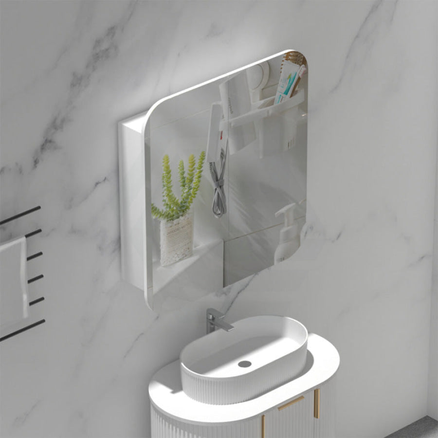 750/900/1200mm Carysil Plywood Wall Hung Shaving Cabinet Matt White/Walnut Finish for Bathroom