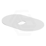 750-1200mm Carysil Matt White Plywood Wall Hung Floating Vanity Fluted 12 O'clock/NO Tap Hole with Center Waste Hole Stone Top Brushed Gold Handle