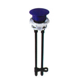 Round Blue Toilet Water Tank Push Press Button For Special Care Toilets Care