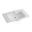 905X465X165Mm D Shape Ceramic Top For Bathroom Vanity Sleek High Gloss Single Bowl 1 Tap Hole