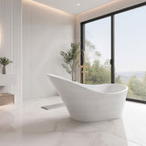 Bevel Acrylic Freestanding Bathtub Special Shape NO Overflow 1400/1700mm - Variant Colour