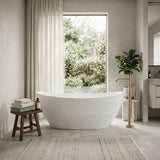 Evie Oval Freestanding Bathtub Acrylic NO Overflow 1500/1660mm - Variant Colour Available