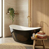 Evie Oval Freestanding Bathtub Acrylic NO Overflow 1500/1660mm - Variant Colour Available