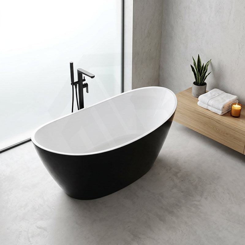 Evie Oval Freestanding Bathtub Acrylic NO Overflow 1500/1660mm - Variant Colour Available