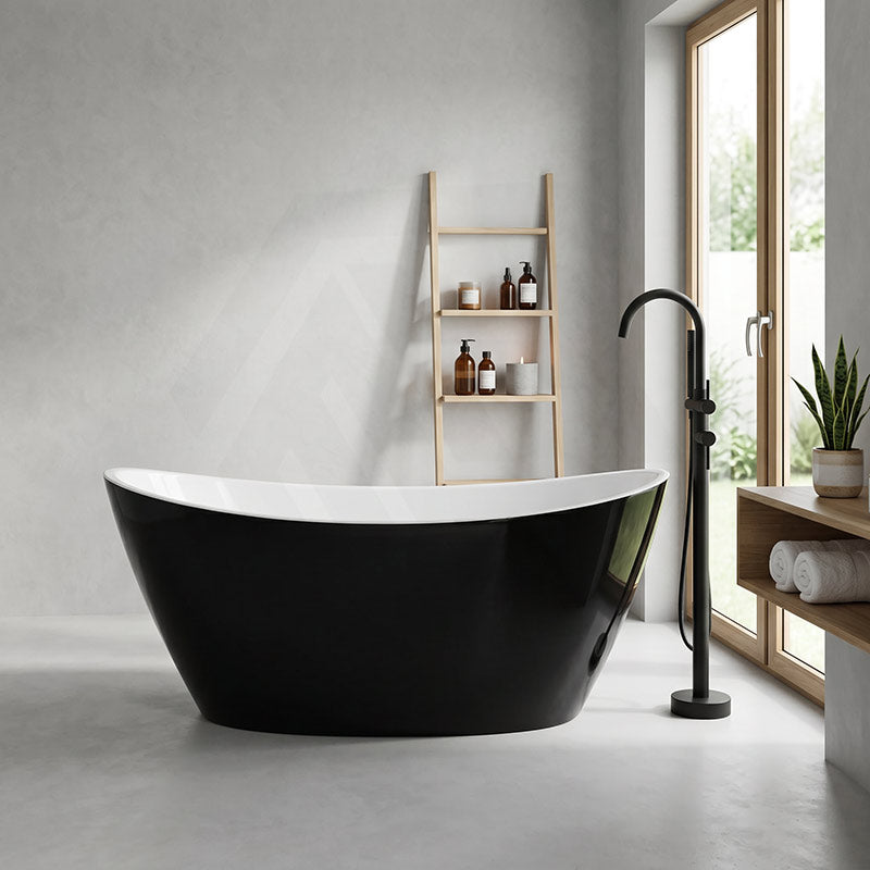 Evie Oval Freestanding Bathtub Acrylic NO Overflow 1500/1660mm - Variant Colour Available
