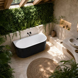Elivia Back to Wall Bathtub Acrylic NO Overflow 1400/1500/1700mm - Variant Colour Available