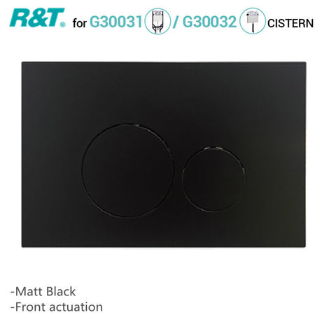 R&T Round Toilet Button for In-wall Concealed Cistern G30032 or G30031 - Variant Colour