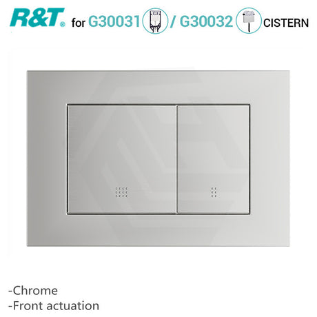 R&T Toilet Button G30045050 for In-wall Concealed Cistern G30031/G30032 Colors Available