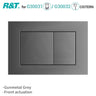 R&T Toilet Button G30045050 for In-wall Concealed Cistern G30031/G30032 Colors Available
