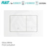 R&T Toilet Button G30045050 for In-wall Concealed Cistern G30031/G30032 Colors Available