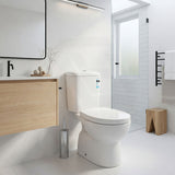 Zion Toilet Suite with Close Coupled for bathroom S-TRAP ONLY 630x350x805mm - Gloss White
