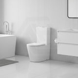 Vivid Tornado Silent Ceramic Back To Wall Toilet Suite Back/Left & Right Bottom Inlet 665x385x870mm - Gloss White