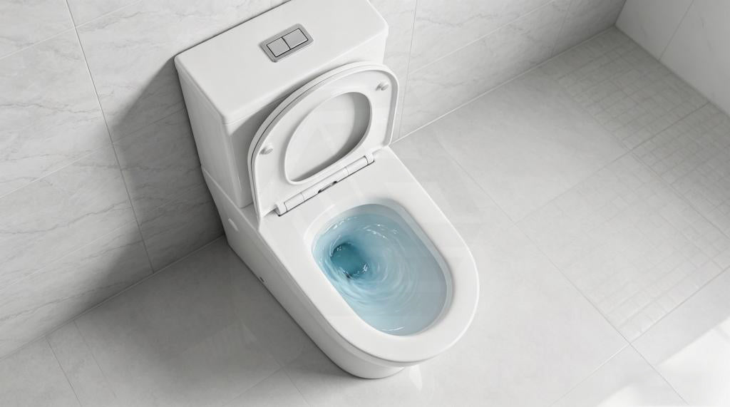 Vivid Tornado Silent Ceramic Back To Wall Toilet Suite Back/Left & Right Bottom Inlet 665x385x870mm - Gloss White