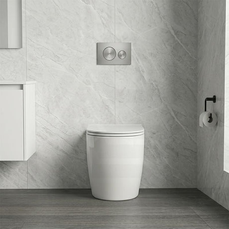 Elvera Tornado Wall Faced Floor Pan Only 630x365x445mm - Gloss White