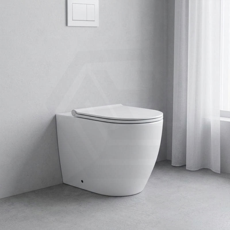 Elvera Tornado Wall Faced Floor Pan 630x365x445mm - Gloss White