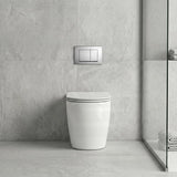 Elvera Tornado Wall Faced Floor Pan 630x365x445mm - Gloss White