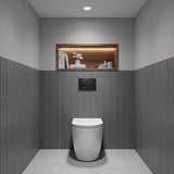 Elvera Tornado Wall Faced Floor Pan 630x365x445mm - Gloss White