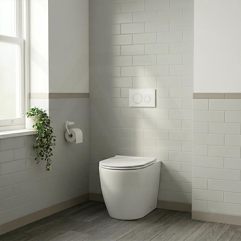 Elvera Tornado Wall Faced Floor Pan 630x365x445mm - Gloss White
