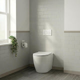 Elvera Tornado Wall Faced Floor Pan 630x365x445mm - Gloss White