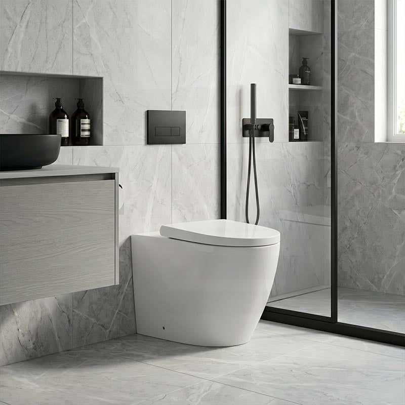 Elvera Tornado Wall Faced Floor Pan Only 630x365x445mm - Gloss White