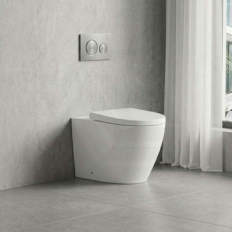 Elvera Tornado Wall Faced Floor Pan Only 630x365x445mm - Gloss White