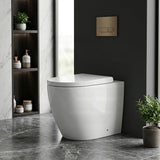 Elvera Tornado Wall Faced Floor Pan Only 630x365x445mm - Gloss White