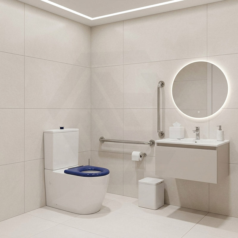 Asta Special Care Rimless Disabled Toilet Suite Back To Wall Single Flap Care Seat 810x355x880mm
