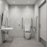 Asta Special Care Rimless Disabled Toilet Suite Back To Wall Single Flap Care Seat 810x355x880mm
