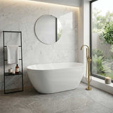 Stella Oval Bathtub Freestanding Acrylic NO Overflow 1500/1700mm - Variant Colour