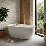 Stella Oval Bathtub Freestanding Acrylic NO Overflow 1500/1700mm - Variant Colour